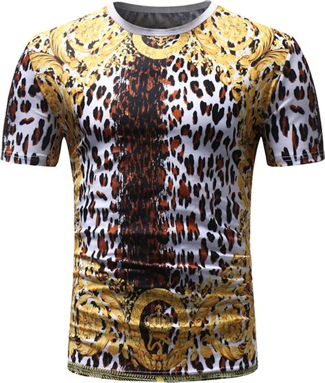 maglia leopardata uomo versace|VERSACE.